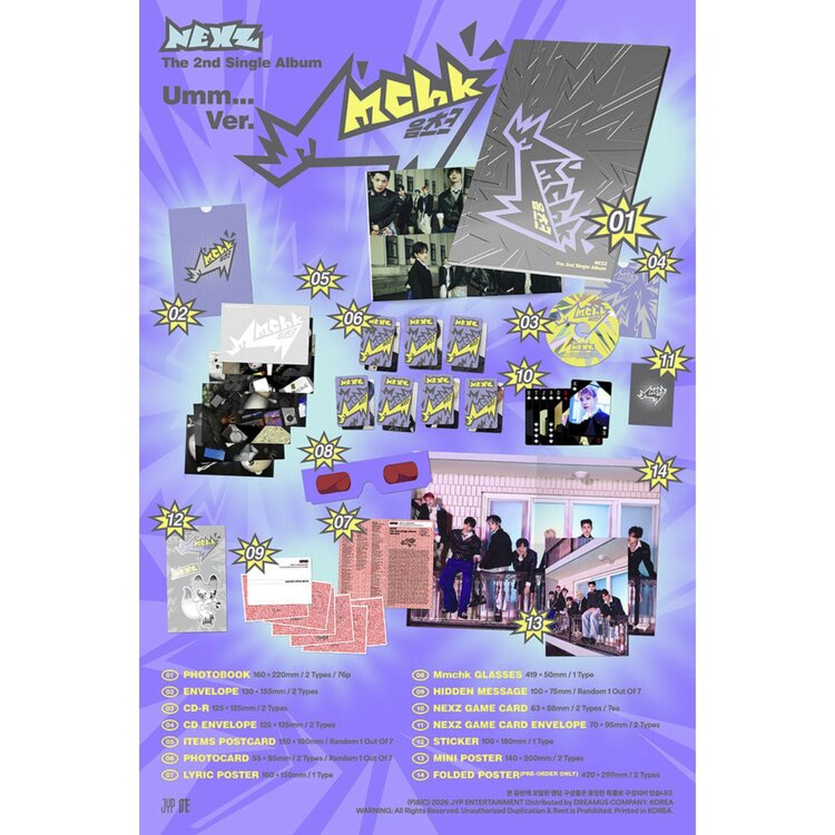 NEXZ (넥스지) - MMCHK - 2ND SINGLE ALBUM