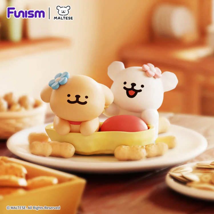 FUNISM - MALTESE [LUCKY PAWS SERIES] - BLINDBOX MINI FIGURE