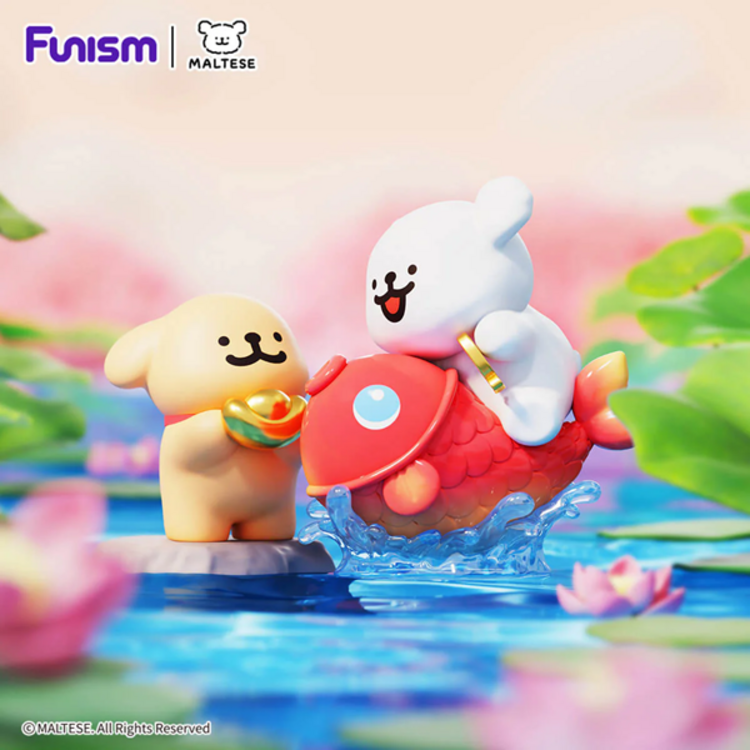 FUNISM - MALTESE [LUCKY PAWS SERIES] - BLINDBOX MINI FIGURE