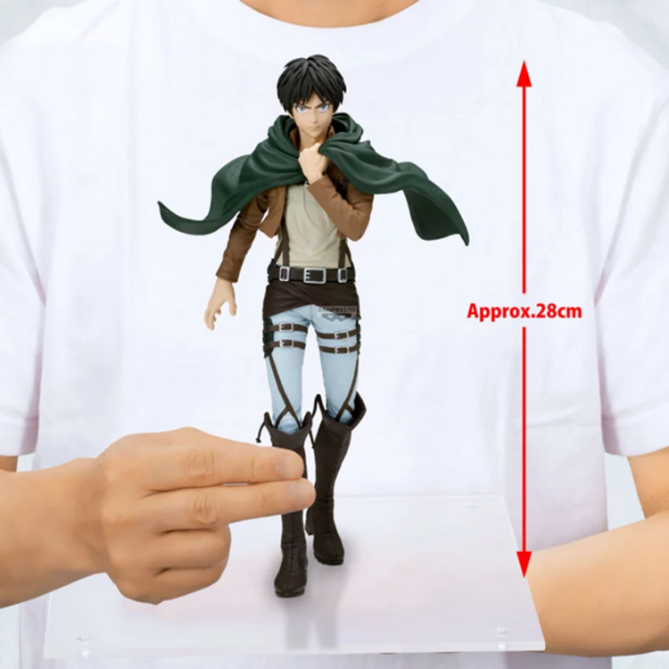 BANPRESTO ATTACK ON TITANS - EREN YEAGER - GRANDISTA FIGURE