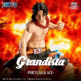 BANPRESTO ONE PIECE - PORTGAS D. ACE - GRANDISTA FIGURE