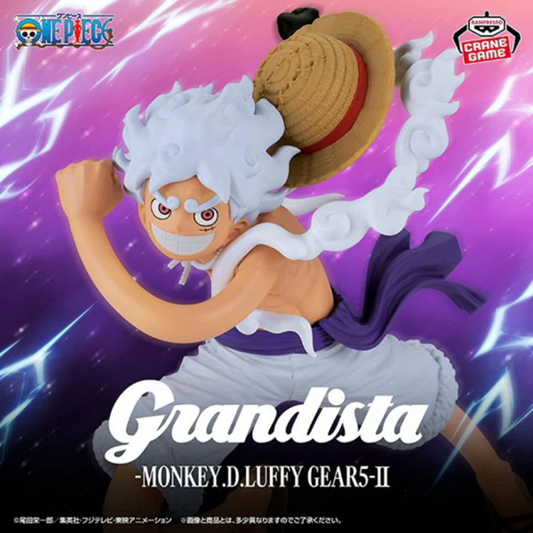 BANPRESTO ONE PIECE - MONKEY D. LUFFY [GEAR5 II] - GRANDISTA FIGURE