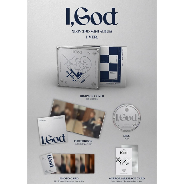 [PREORDER] XLOV (엑스러브) - [I, GOD] - 2ND MINI ALBUM