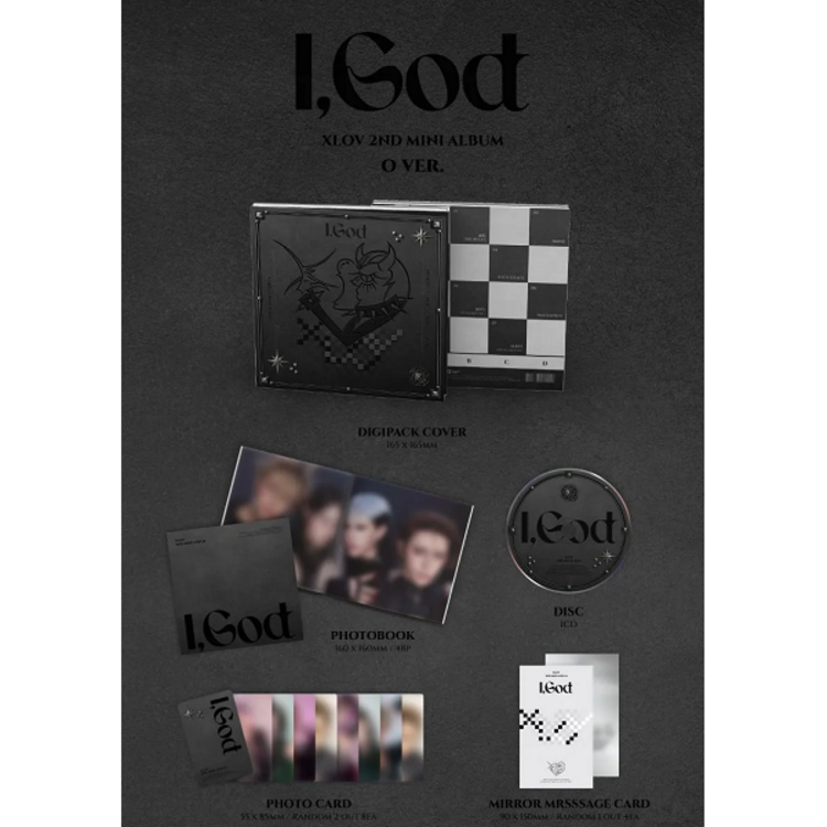 [PREORDER] XLOV (엑스러브) - [I, GOD] - 2ND MINI ALBUM