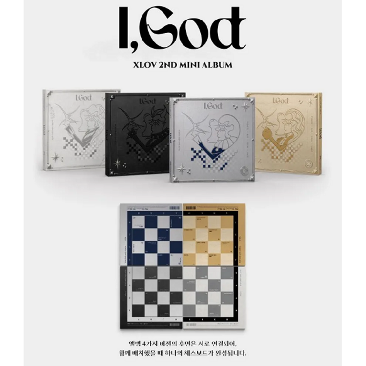 [PREORDER] XLOV (엑스러브) - [I, GOD] - 2ND MINI ALBUM + [APPLE MUSIC PHOTOCARD]