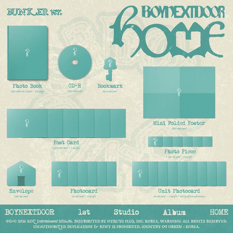 [PREORDER] BOYNEXTDOOR (보이넥스트도어) - HOME - 1ST STUDIO ALBUM
