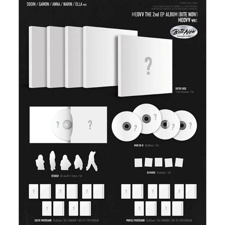 [PREORDER] MEOVV (미야오) - BITE NOW - [MEOVV VER.] - 2ND EP ALBUM