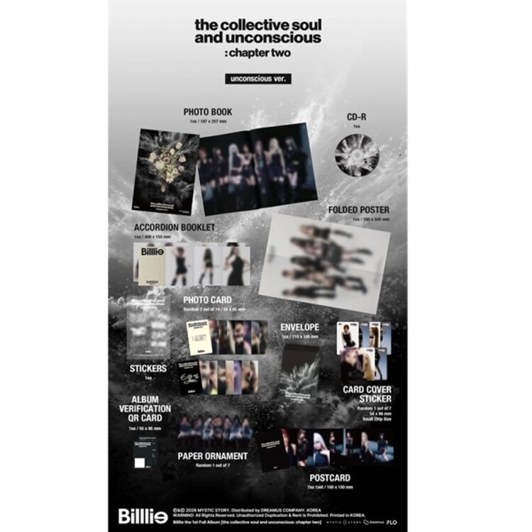 BILLLIE (빌리) - THE COLLECTIVE SOUL AND UNCONSCIOUS : CHAPTER TWO - 1ST ALBUM