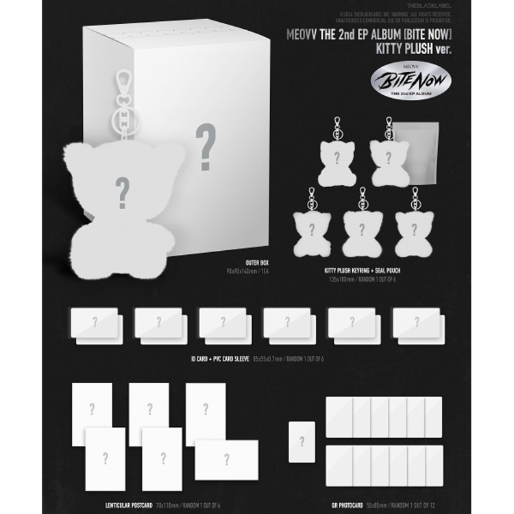 [PREORDER] MEOVV (미야오) - BITE NOW - [KITTY PLUSH VER.] - 2ND EP ALBUM