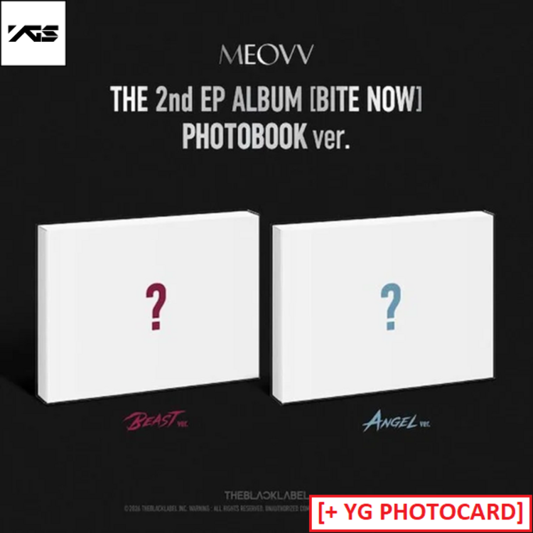 [PREORDER] MEOVV (미야오) - BITE NOW - [PHOTOBOOK VER.] - 2ND EP ALBUM + [YG PHOTOCARD]