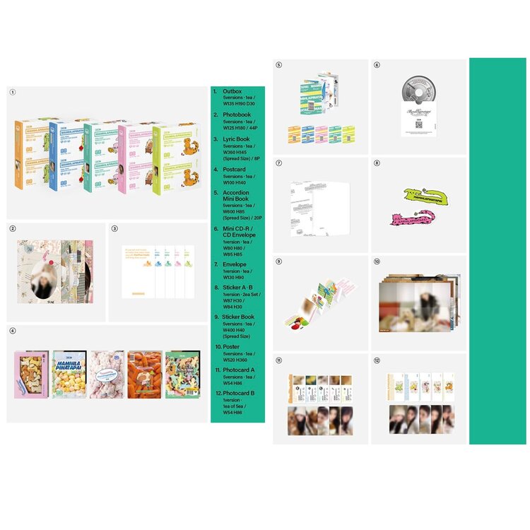 ILLIT (아일릿) - MAMIHLAPINATAPAI - [PAW PAW VER.] - 4TH MINI ALBUM + [APPLE MUSIC PHOTOCARD]