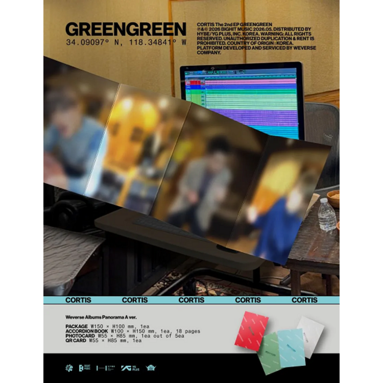 CORTIS (코르티스) - GREENGREEN - [WEVERSE ALBUM] - 2ND EP
