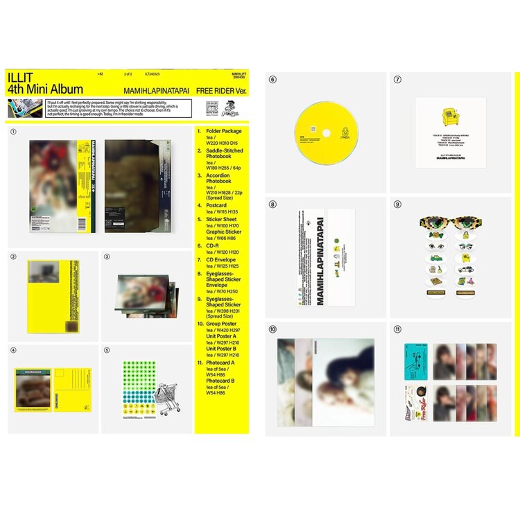 ILLIT (아일릿) - MAMIHLAPINATAPAI - 4TH MINI ALBUM + [APPLE MUSIC PHOTOCARD]