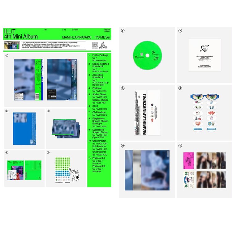 ILLIT (아일릿) - MAMIHLAPINATAPAI - 4TH MINI ALBUM + [APPLE MUSIC PHOTOCARD]