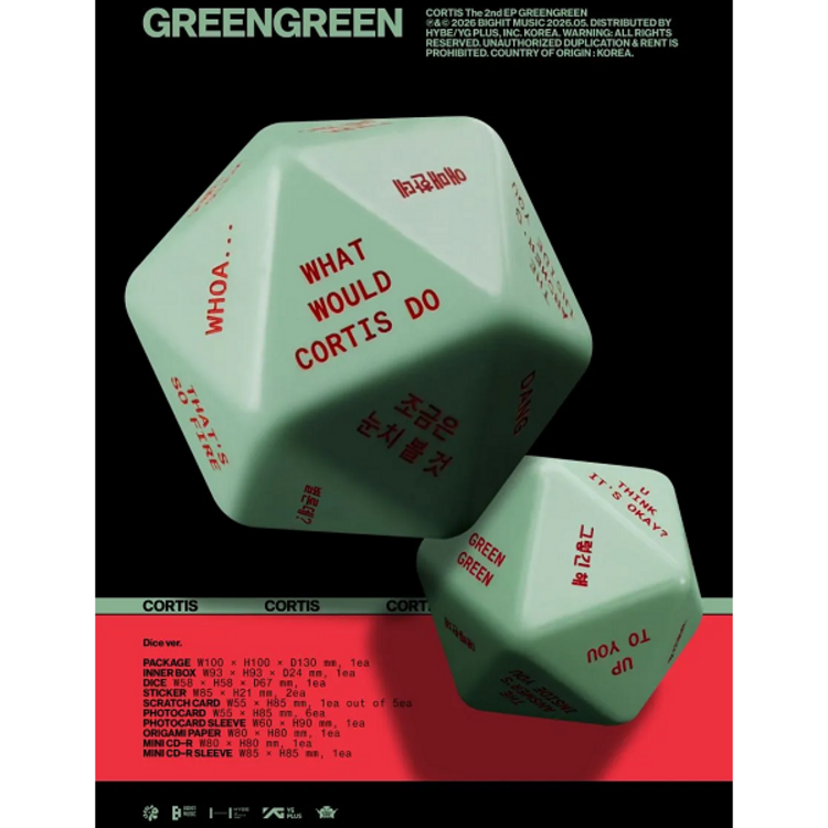 CORTIS (코르티스) - GREENGREEN - [DICE VER.] - 2ND EP