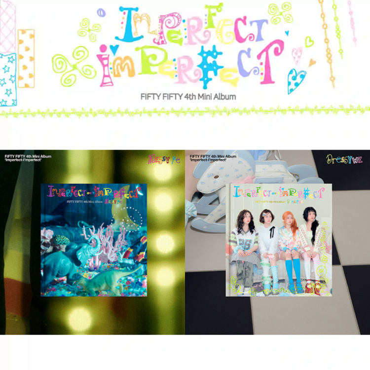 [PREORDER] FIFTY FIFTY (피프티 피프티) - [IMPERFECT-I'MPERFECT] - 4TH MINI ALBUM
