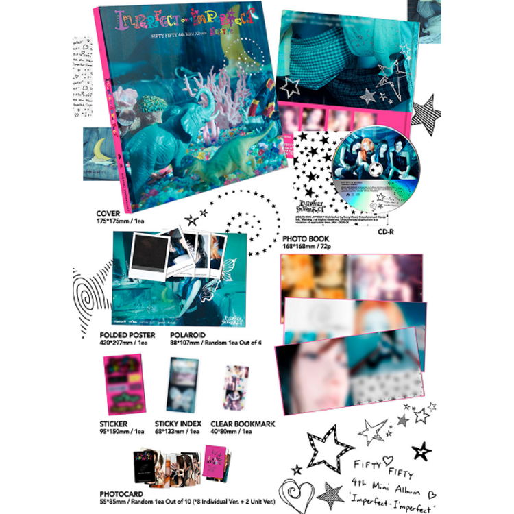 [PREORDER] FIFTY FIFTY (피프티 피프티) - [IMPERFECT-I'MPERFECT] - 4TH MINI ALBUM