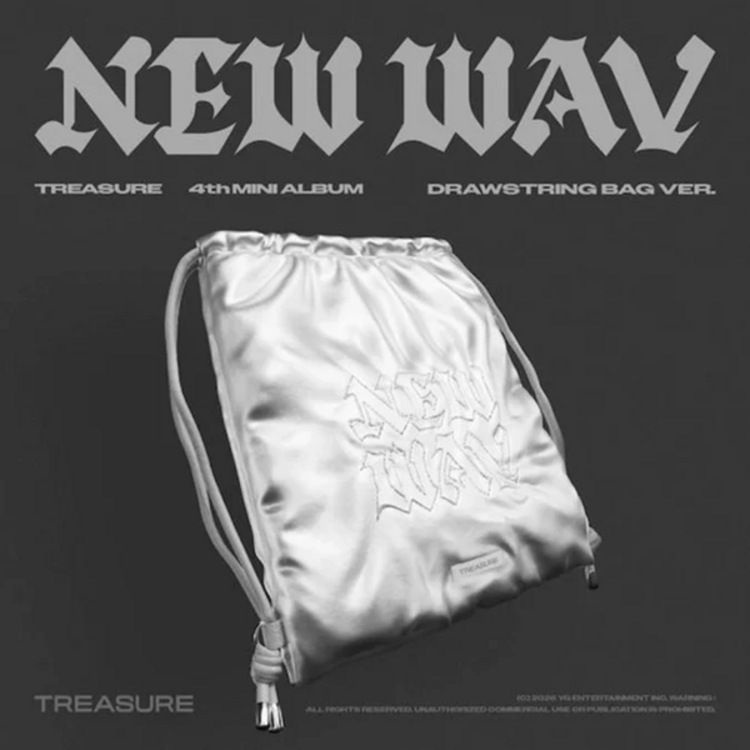 [PREORDER] TREASURE (트레저) - NEW WAV - [LIMITED / DRAWSTRING BAG VER.] - 4TH MINI ALBUM