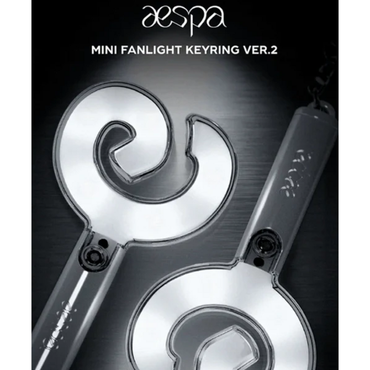 [PREORDER] AESPA (에스파) - MINI FANLIGHT KEYRING VER.2