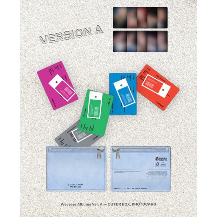 [PREORDER] LE SSERAFIM (르세라핌) - PUREFLOW PT.1 - [WEVERSE ALBUM] - 2ND STUDIO ALBUM