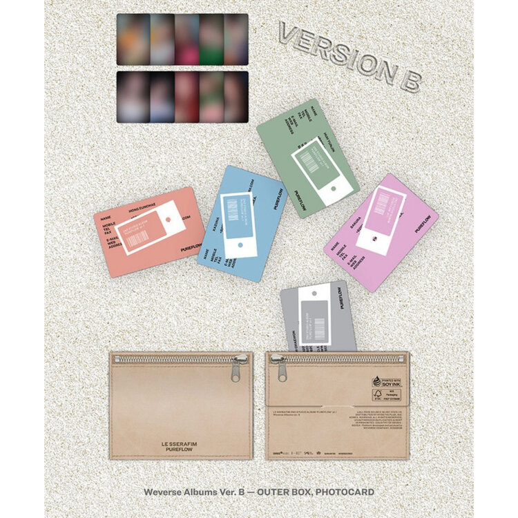 [PREORDER] LE SSERAFIM (르세라핌) - PUREFLOW PT.1 - [WEVERSE ALBUM] - 2ND STUDIO ALBUM