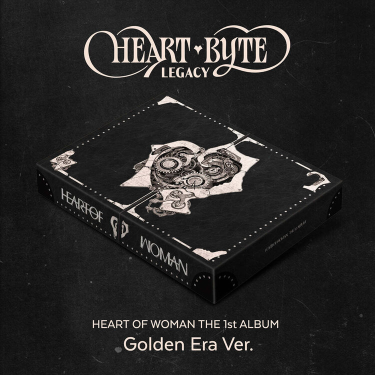 [PREORDER] HEART OF WOMAN (하트오브우먼) - HEART BYTE : LEGACY - [GOLDEN ERA VER.] - 1ST ALBUM