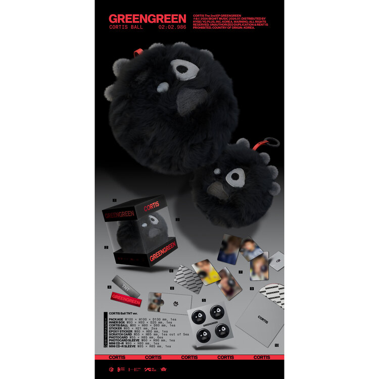 [PREORDER] CORTIS (코르티스) - GREENGREEN - [CORTIS BALL VER.] - 2ND EP