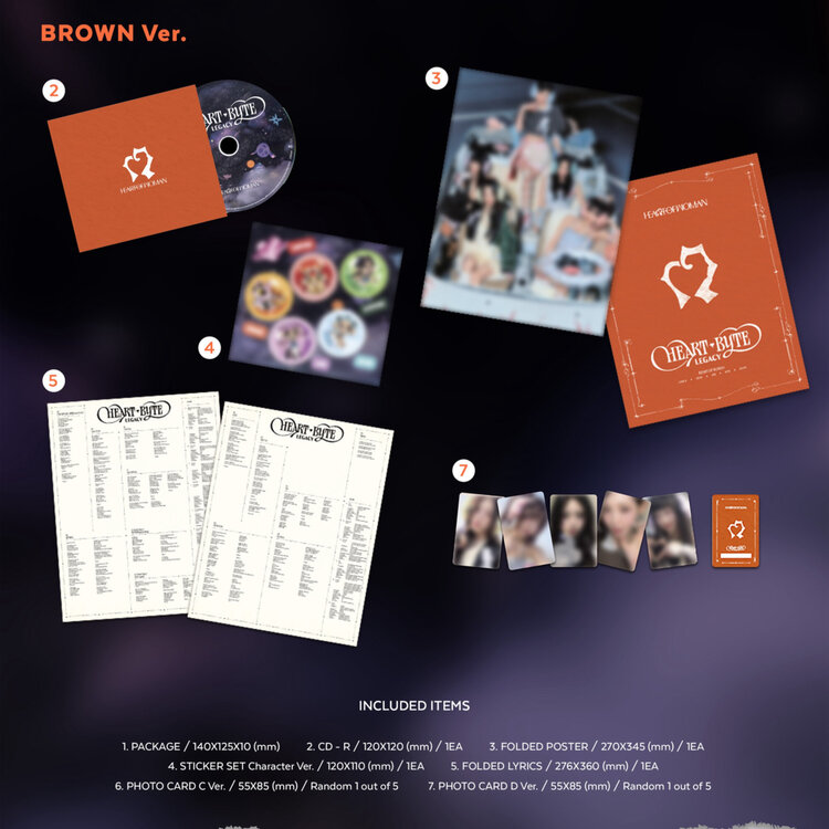 [PREORDER] HEART OF WOMAN (하트오브우먼) - HEART BYTE : LEGACY - [ONE DREAM VER.] - 1ST ALBUM
