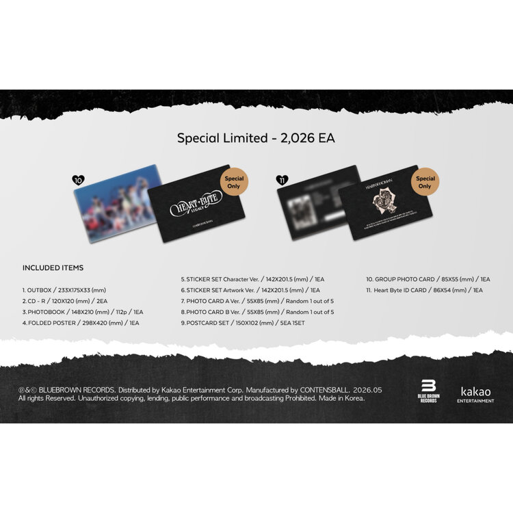 [PREORDER] HEART OF WOMAN (하트오브우먼) - HEART BYTE : LEGACY - [GOLDEN ERA VER.]  [SPECIAL LIMITED] - 1ST ALBUM