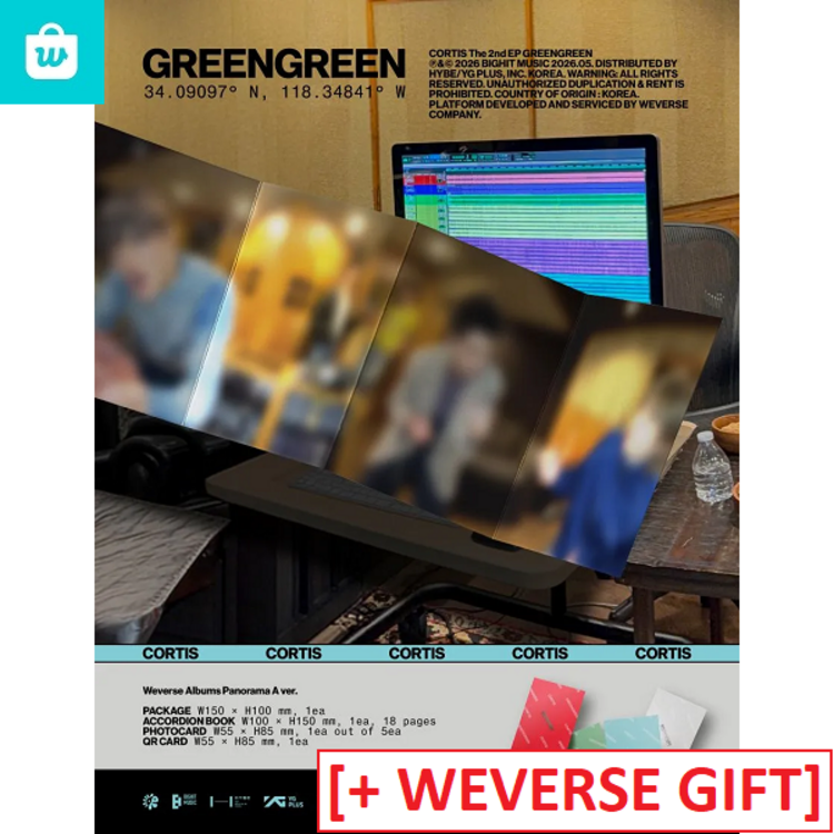 CORTIS (코르티스) - GREENGREEN - [WEVERSE ALBUM] - 2ND EP + [WEVERSE GIFT]
