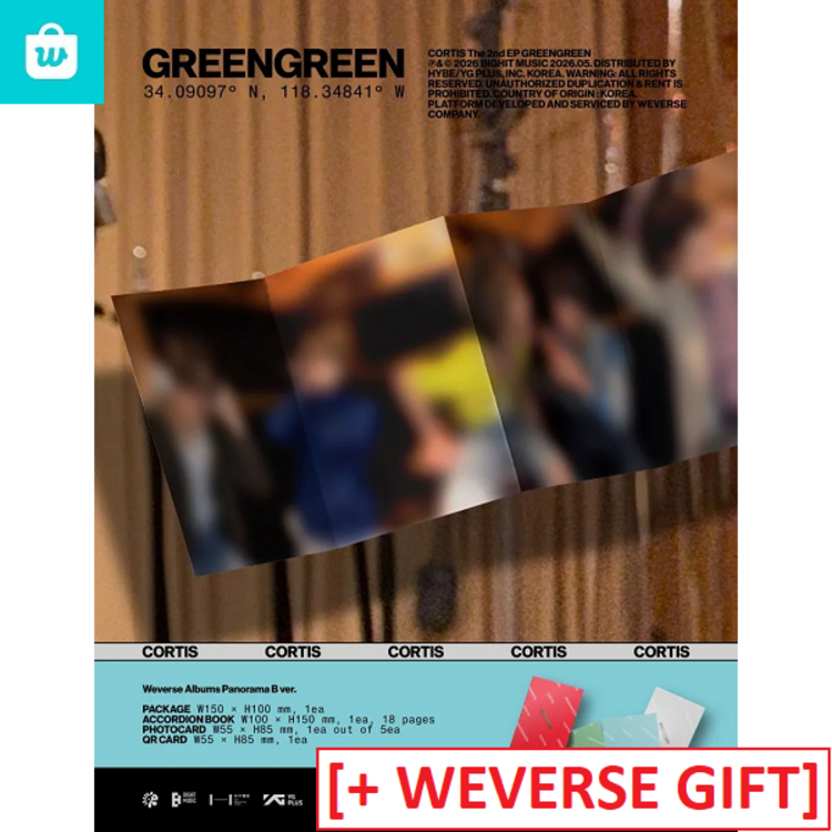 CORTIS (코르티스) - GREENGREEN - [WEVERSE ALBUM] - 2ND EP + [WEVERSE GIFT]