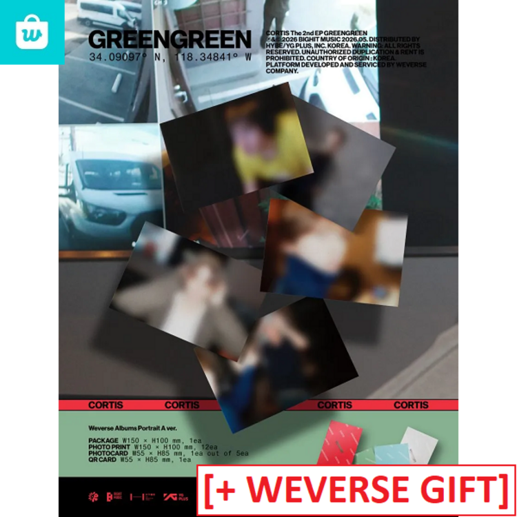 CORTIS (코르티스) - GREENGREEN - [WEVERSE ALBUM] - 2ND EP + [WEVERSE GIFT]
