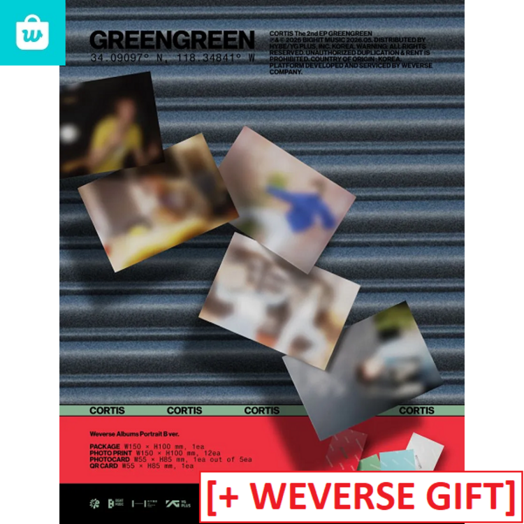 CORTIS (코르티스) - GREENGREEN - [WEVERSE ALBUM] - 2ND EP + [WEVERSE GIFT]