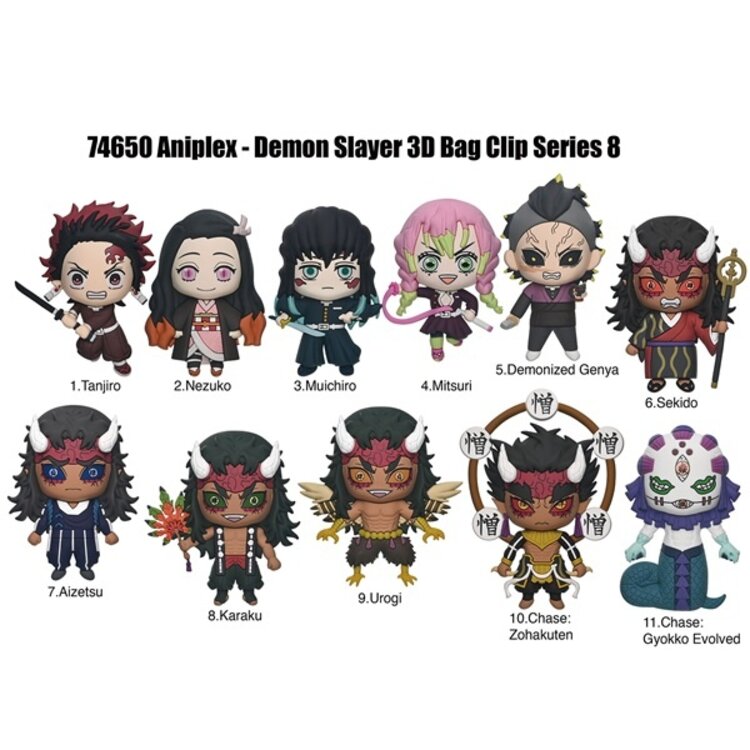 DEMON SLAYER [FIGURAL BAG CLIP] - BLINDBOX MINI BAG - SERIES 8