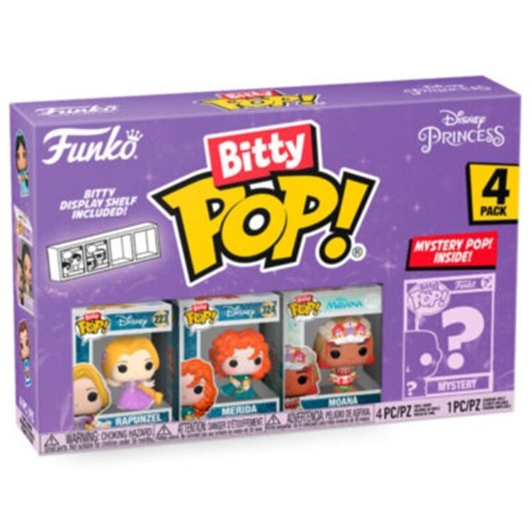 DISNEY PRINCESS - [4-Pack Series] - FUNKO BITTY POP
