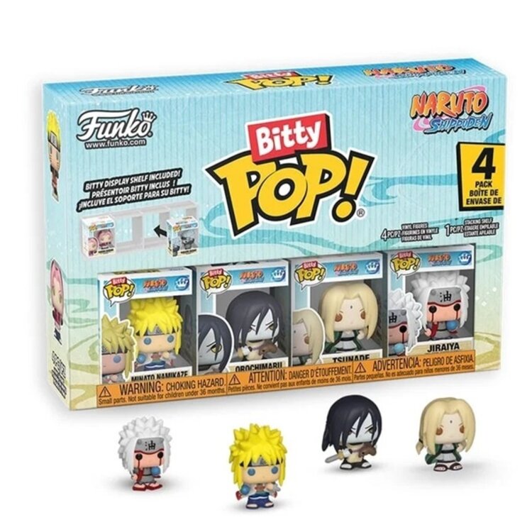 NARUTO SHIPPUDEN - [4-Pack Series Team 2] - FUNKO BITTY POP