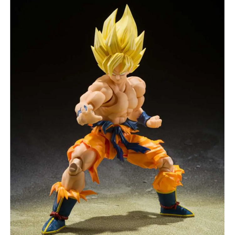 BANDAI DRAGON BALL Z - SON GOKU [LEGENDARY SUPER SAIYAN] - S.H. FIGUARTS [REPRINT]