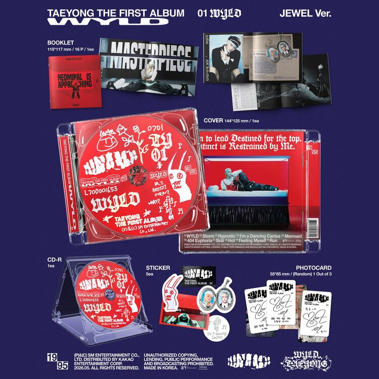 TAEYONG (이태용) [NCT] - WYLD - [JEWEL CASE VER.] - THE 1ST ALBUM
