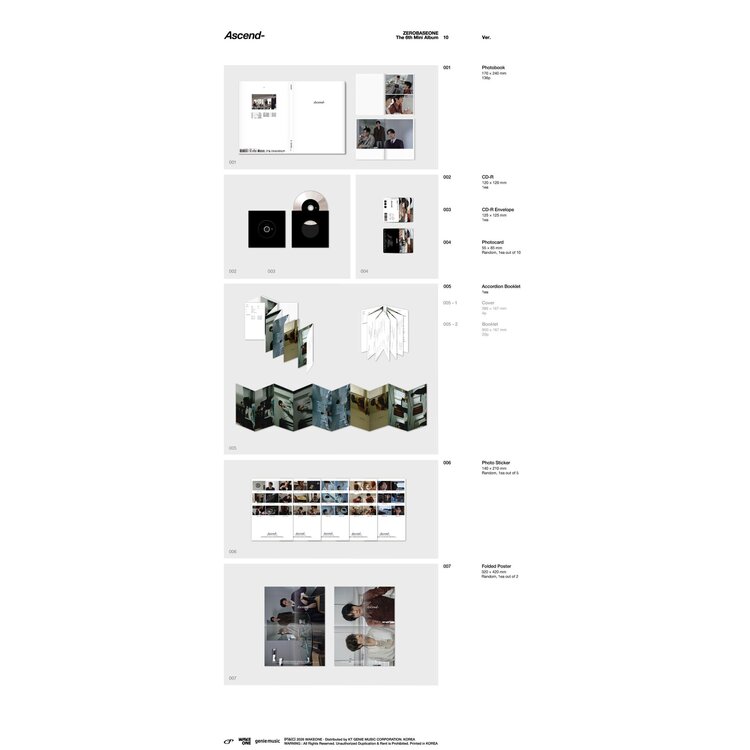 ZEROBASEONE (제로베이스원) - [ASCEND-] - [PHOTOBOOK VER.] - 6TH MINI ALBUM