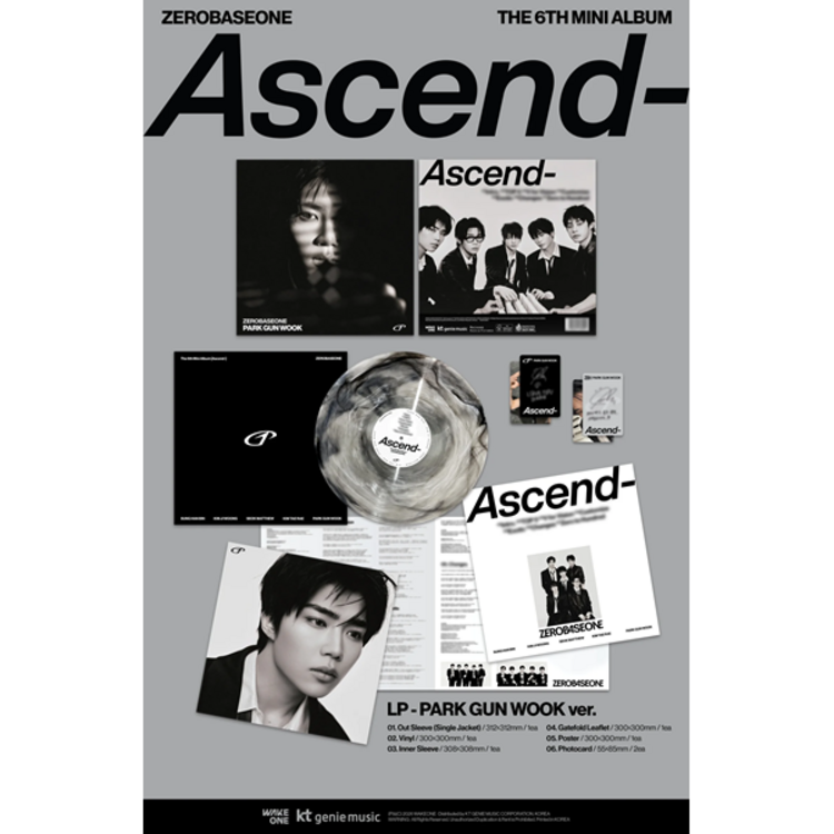 ZEROBASEONE (제로베이스원) - [ASCEND-] - 6TH MINI ALBUM (LP)