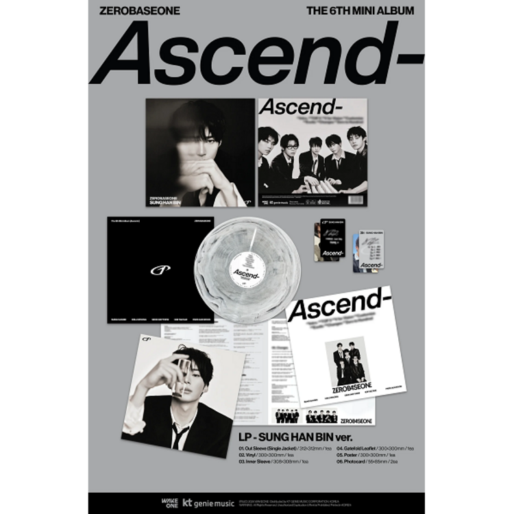 ZEROBASEONE (제로베이스원) - [ASCEND-] - 6TH MINI ALBUM (LP)