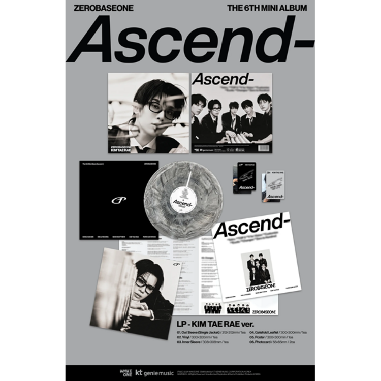 ZEROBASEONE (제로베이스원) - [ASCEND-] - 6TH MINI ALBUM (LP)