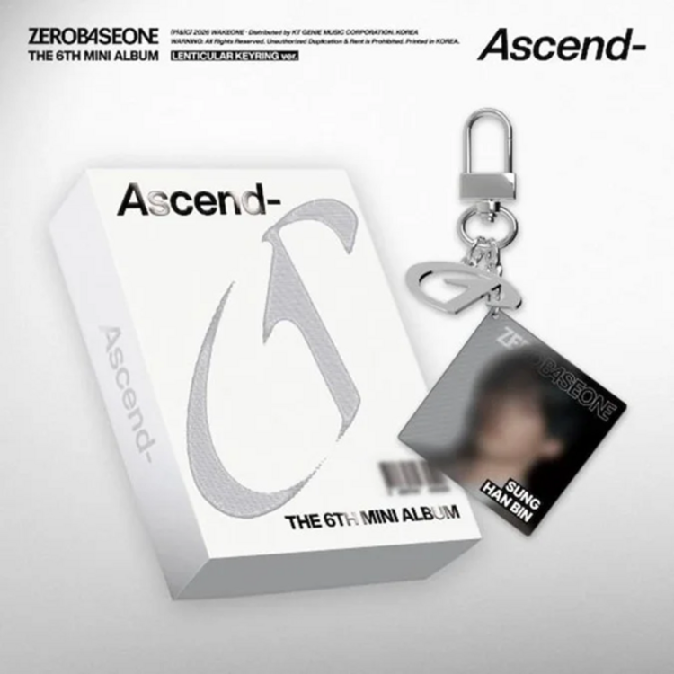 ZEROBASEONE (제로베이스원) - [ASCEND-] - [LENTICULAR KEYRING VER.] - 6TH MINI ALBUM