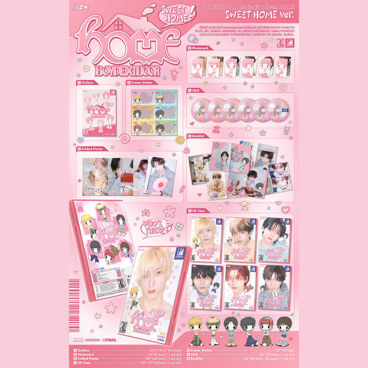 [PREORDER] BOYNEXTDOOR (보이넥스트도어) - HOME - [SWEET HOME VER.] - 1ST STUDIO ALBUM