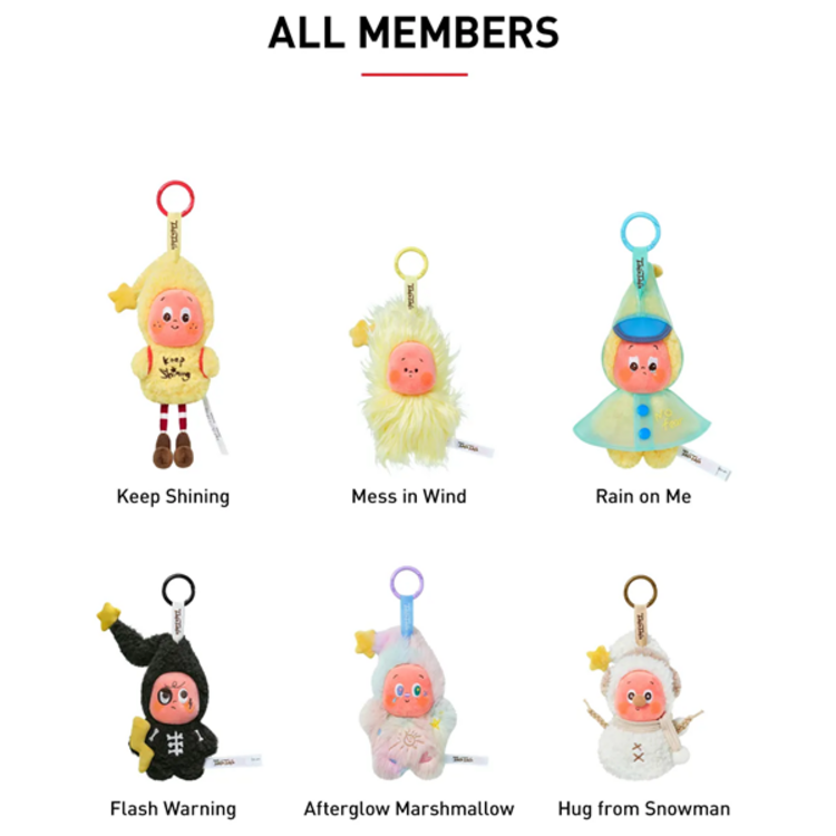 POP MART POP MART - TWINKLE TWINKLE [SWEET DREAMS FORECAST SERIES] - PLUSH PENDANT BLINDBOX