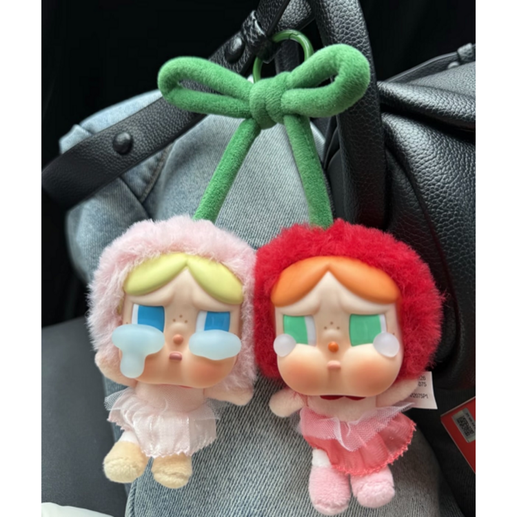 POP MART POP MART - CRYBABY [CRYING FOR LOVE SERIES] VINYL PLUSH HANGING CARD (LOVE YOU CHERRY MUCH)