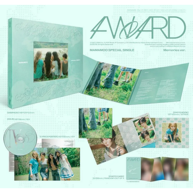 [PREORDER] MAMAMOO (마마무) - 4WARD - SPECIAL SINGLE