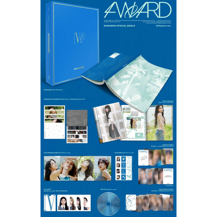 [PREORDER] MAMAMOO (마마무) - 4WARD - [4 FLOWERS VER.] - SPECIAL SINGLE