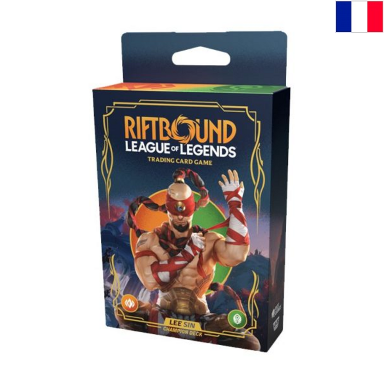 LEAGUE OF LEGENDS TCG : RIFTBOUND - DECK DE CHAMPION : LEE SIN (FR)