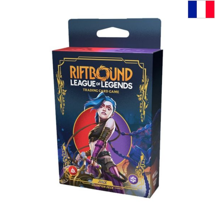 LEAGUE OF LEGENDS TCG : RIFTBOUND - DECK DE CHAMPION : JINX (FR)
